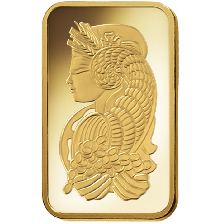 Lingote de Oro PAMP Fortune de 2,5g