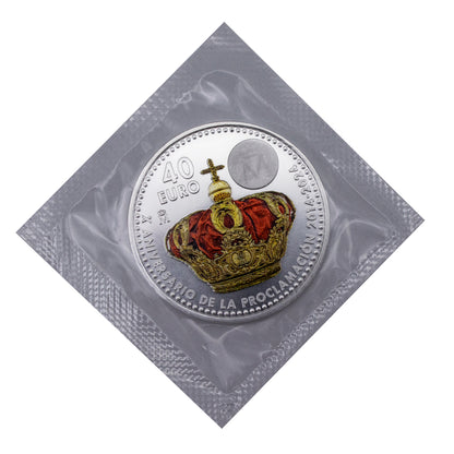 40 EUROS SPAIN 2024 “X ANNIVERSARY PROCLAMATION KING PHILIP VI” - SILVER