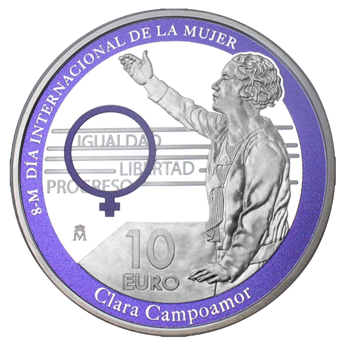 Clara Campoamor 8 reales (2022) (silver)