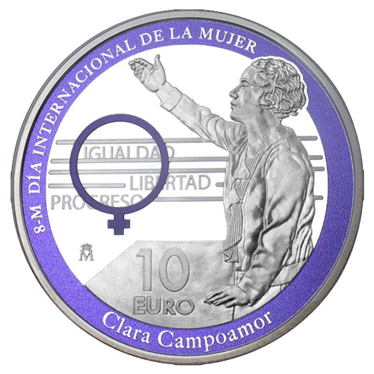 Clara Campoamor 8 reales (2022) (silver)