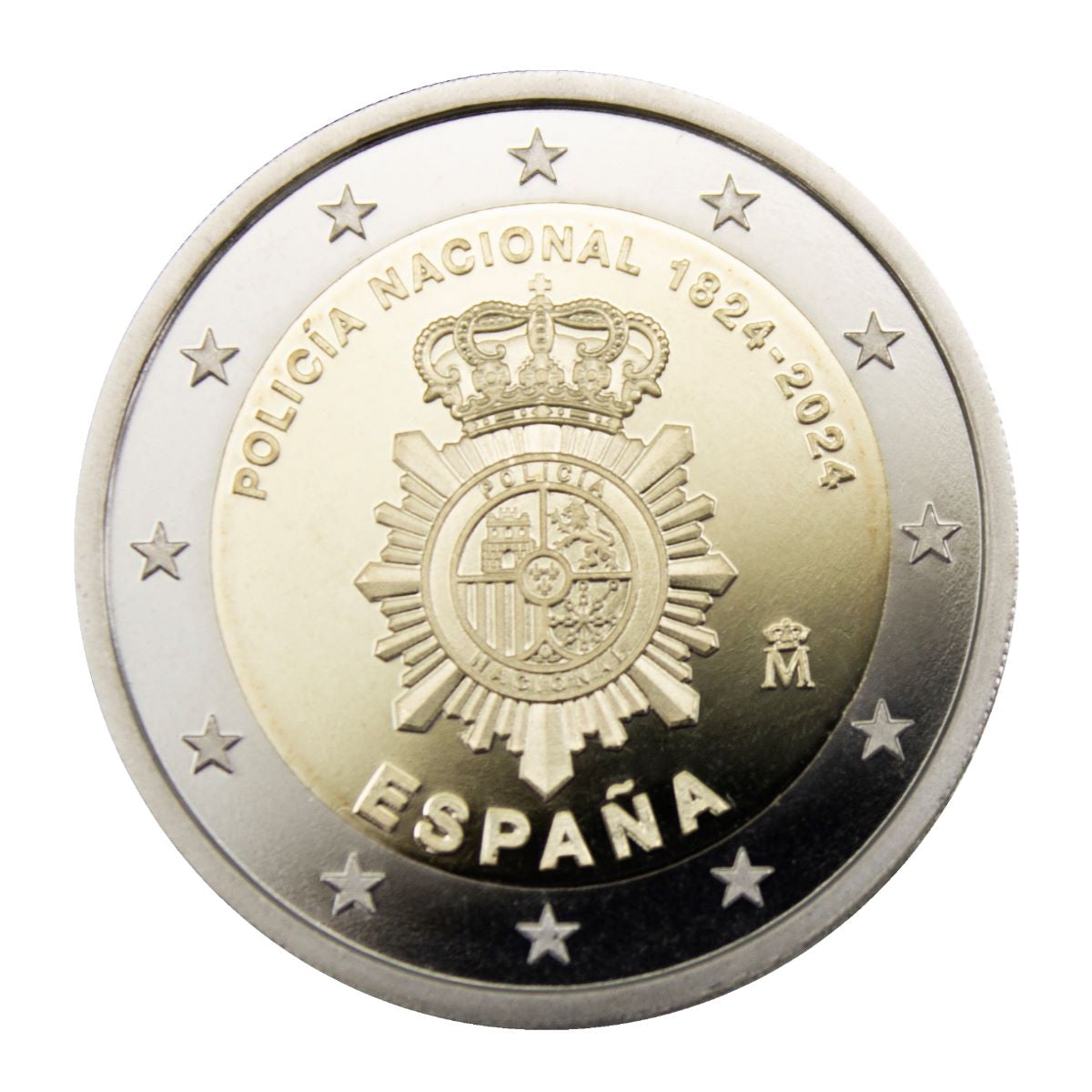 2 € Proof 2024 — Bicentennial of the National Police (Wallet) 