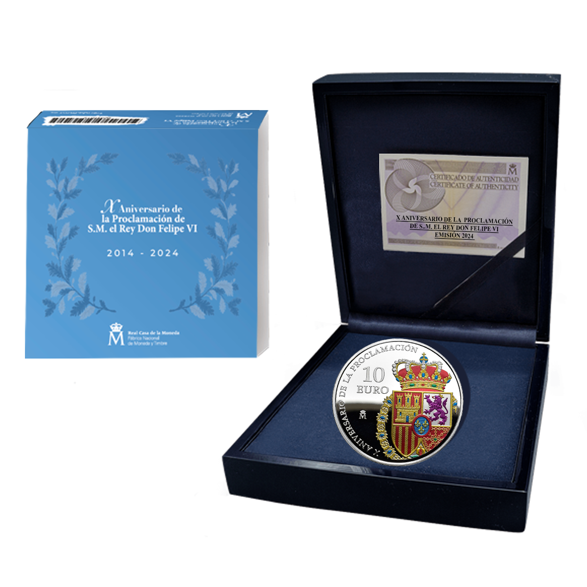 8 Reales — 10th Anniversary of the Proclamation of His Majesty King Felipe VI (2024)